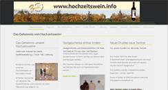 Desktop Screenshot of hochzeitswein.info